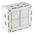 WISKA Combi Series Grey Polypropylene Junction Box, IP66, IP67, 160 x 140 x 81mm