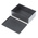 Black ABS Potting Box With Lid, 74 x 50 x 28mm
