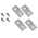 RS PRO 304 Stainless Steel Wall Box, IP66, 300 mm x 300 mm x 150mm