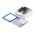Rittal HD Series Stainless Steel Terminal Box, IP66, IP69K, 150 mm x 150 mm x 80mm