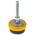 RS PRO M12 Rubber Adjustable Foot, 600kg Static Load Capacity