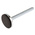 RS PRO M12 Rubber Adjustable Foot, 900kg Static Load Capacity 3° Tilt Angle