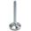 RS PRO M12 Rubber Adjustable Foot, 900kg Static Load Capacity 3° Tilt Angle