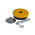RS PRO M20 Natural Rubber Adjustable Foot, 3000kg Static Load Capacity