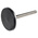 RS PRO M16 Rubber Adjustable Foot, 1500kg Static Load Capacity 10° Tilt Angle