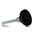 RS PRO M6 40mm Dia. Polyamide Adjustable Foot, 500kg Static Load Capacity 30° Tilt Angle