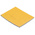 RS PRO Square Polymer Non Slip Pad 20.5mm width x 20.5mm length x 3mm height