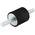 RS PRO M3 Anti Vibration Mount, Male to Male Bobbin with 4.8kg Compression Load