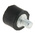RS PRO M4 Anti Vibration Mount, Male to Female Bobbin with 4.75kg Compression Load