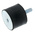 RS PRO M6 Anti Vibration Mount, Male to Female Bobbin with 53kg Compression Load
