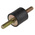 RS PRO M6 Anti Vibration Mount, Male to Male Bobbin with 34.5kg Compression Load