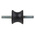 RS PRO M6 Anti Vibration Mount, Male to Male Bobbin with 22kg Compression Load