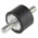 RS PRO M8 Anti Vibration Mount, Male to Male Bobbin with 59kg Compression Load