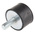 RS PRO M10 Anti Vibration Mount, Male Buffer Foot with 108kg Compression Load