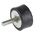 RS PRO M6 Anti Vibration Mount, Male to Female Bobbin with 83.16kg Compression Load
