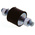FIBET M8 Anti Vibration Mount, Male to Male Bobbin with 52kg Compression Load