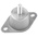 Taica Cylindrical M6 Anti Vibration Mount, Male Buffer Foot