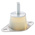 Taica Cylindrical M6 Anti Vibration Mount, Male Buffer Foot