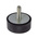 RS PRO M12 Anti Vibration Mount, Male Buffer Foot with 534.6kg Compression Load