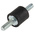 RS PRO M5 Anti Vibration Mount, Male to Male Bobbin with 12kg Compression Load