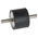 RS PRO M8 Anti Vibration Mount, Male to Male Bobbin with 96.2kg Compression Load