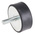 RS PRO M16 Anti Vibration Mount, Male to Female Bobbin with 499.51kg Compression Load