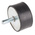 RS PRO M16 Anti Vibration Mount, Male to Female Bobbin with 786.94kg Compression Load
