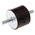 FIBET M8 Anti Vibration Mount, Male to Male Bobbin with 109.8kg Compression Load