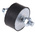 FIBET M10 Anti Vibration Mount, Male to Male Bobbin with 367.5kg Compression Load