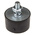 FIBET Cylindrical M10 Anti Vibration Mount, Male Buffer Foot with 291kg Compression Load