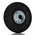 RS PRO Black Rubber Shock Absorbing Trolley Wheel, 200kg