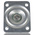 RS PRO Swivel Castor Wheel, 180kg Capacity, 100mm Wheel