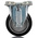 RS PRO Fixed Castor Wheel, 150kg Capacity, 100mm Wheel