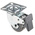 Tente Braked Swivel Castor Wheel, 55kg Capacity, 50mm Wheel