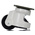 RS PRO Swivel Castor Wheel, 1000kg Capacity, 75mm Wheel