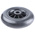 RS PRO Black Rubber Puncture Proof Trolley Wheel, 100kg