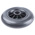 RS PRO Black Rubber Puncture Proof Trolley Wheel, 100kg