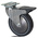 RS PRO Braked Swivel Castor Wheel, 60kg Capacity, 100mm Wheel