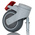 Tente Swivel Castor Wheel, 75kg Capacity, 75mm Wheel