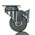 RS PRO Braked Swivel Castor Wheel, 50kg Capacity, 50mm Wheel