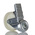 RS PRO Swivel Castor Wheel, 70kg Capacity, 75mm Wheel