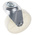 RS PRO Swivel Castor Wheel, 80kg Capacity, 100mm Wheel
