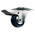 Guitel Hervieu Braked Swivel Castor Wheel, 80kg Capacity, 80mm Wheel