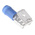JST, FVDDFM Blue Insulated Spade Connector, 6.3 x 0.8mm Tab Size, 1mm² to 2.6mm²