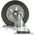 LAG Braked Swivel Castor Wheel, 230kg Capacity, 200mm Wheel