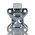 Tente Fixed Castor Wheel, 500kg Capacity, 125mm Wheel