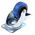 Tente Braked Swivel Castor Wheel, 70kg Capacity, 80mm Wheel