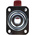 Tente Swivel Castor Wheel, 150kg Capacity, 80mm Wheel