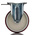 Tente Fixed Castor Wheel, 400kg Capacity, 125mm Wheel