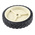 Guitel Hervieu Black, White Rubber Trolley Wheel, 50kg